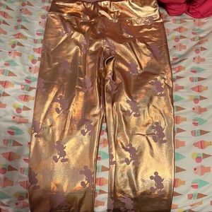 Mickey Mouse Rose Gold Leggings